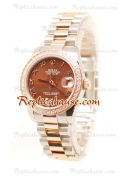 Rolex Datejust Diamond VI Reloj de imitación Japonés - 36MM
