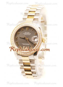 Rolex Datejust Diamond VI Reloj de imitación Japonés - 36MM