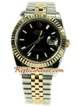 Rolex Datejust Dos Tonos Reloj Réplica