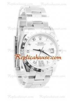 Reloj Rolex Réplica Datejust Silver