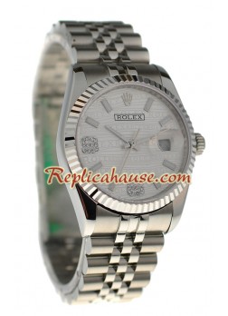 Reloj Rolex Réplica Datejust Silver
