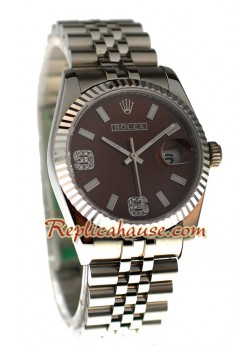 Reloj Rolex Réplica Datejust Silver