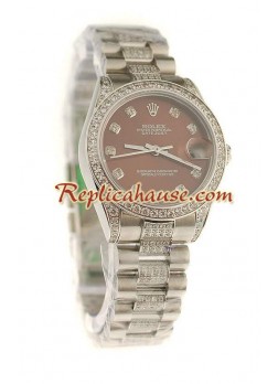 Rolex Réplica Datejust Reloj Suizo 36MM Reloj Tamaño Medio