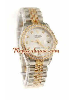 Rolex Réplica Datejust Reloj Suizo 36MM Reloj Tamaño Medio