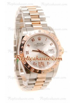 Rolex Réplica Datejust Dos Tonos Reloj