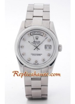 Rolex Réplica Day Date Silver