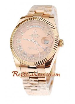 Rolex Réplica Day Date Oro Rosa Reloj Suizo