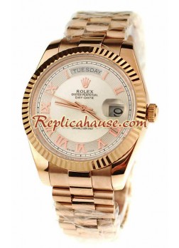 Rolex Réplica Day Date Oro Rosa Reloj Suizo
