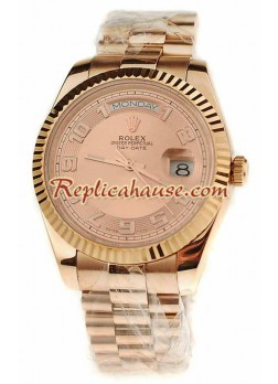 Rolex Réplica Day Date Oro Rosa Reloj Suizo