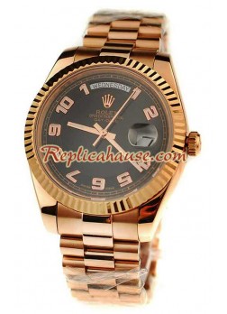 Rolex Réplica Day Date Oro Rosa Reloj Suizo