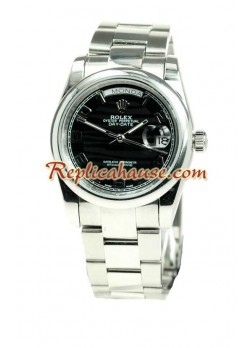 Rolex Réplica Day Date Silver Reloj