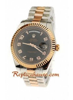 Rolex Réplica Day Date Dos Tonos Reloj Suizo