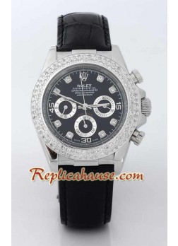 Rolex Réplica Daytona Leather Reloj