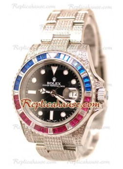 Rolex Réplica GMT Masters II Reloj Suizo - 2011 Edición