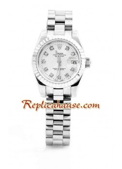 Rolex Réplica Datejust Reloj para Dama