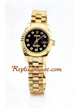 Rolex Réplica Datejust Reloj para Dama