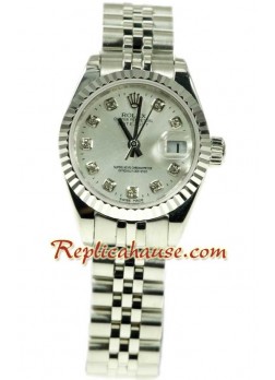 Rolex Réplica Suizo Datejust Reloj para Dama
