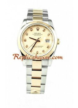 Rolex Réplica Datejust Reloj para hombre - Oro Rosa