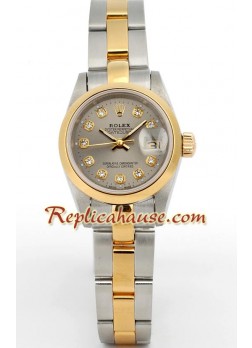 Rolex Réplica Suizo Datejust Reloj para Dama