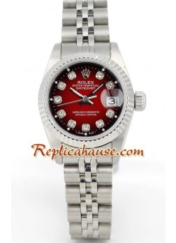 Rolex Réplica Suizo Datejust Reloj para Dama