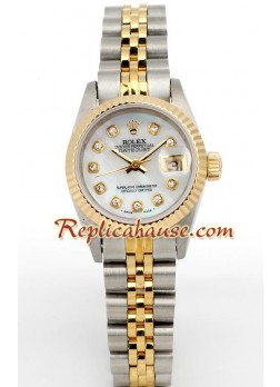 Rolex Réplica Suizo Datejust Reloj para Dama