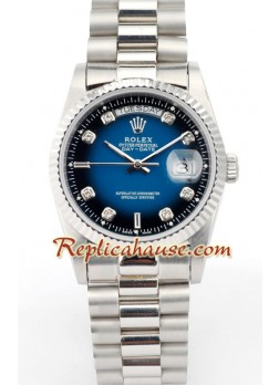 Rolex Réplica Day Date Silver