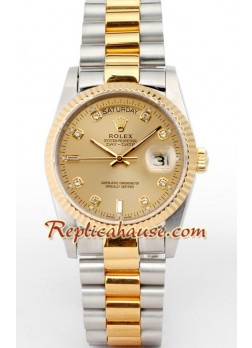 Rolex Réplica Day Date-Two-tone