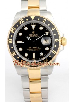 Rolex Réplica GMT Dos Tonos