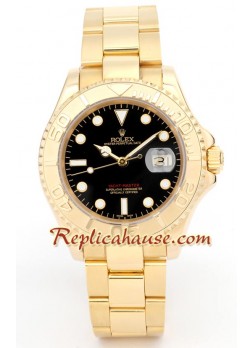 Rolex Yacht Master Gold - Cara Negra