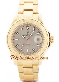 Rolex Yacht Master Gold - Cara dorada
