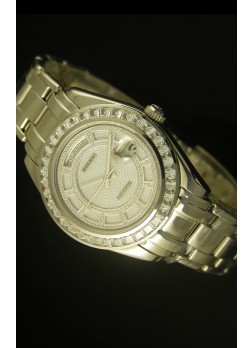 Rolex Day Date Reloj Suizo Caja en Acero Inoxidable