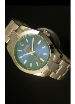 Rolex Milgauss 116400GV Reloj Suizo Dial Blanco