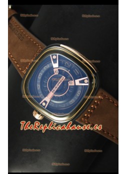 SevenFriday M2-2 Caja en Negro con Revestimiento PVD - Calidad Espejo 1:1 