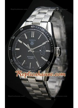 Tag Heuer Carrera Calibre 5 Reproducción Reloj Suizo con Esfera de color Negro