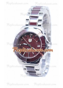 Tag Heuer Formula 1 Quartz Brown Bisel de cerámica Steel Reloj