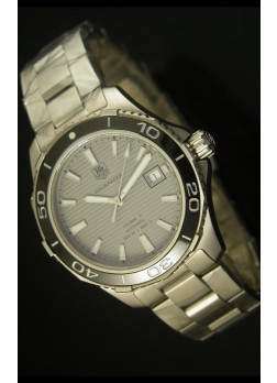 Tag Heuer Aquaracer Calibre 5 Reloj Suizo Dial Gris  - Réplica Escala 1:1