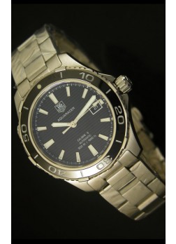 Tag Heuer Aquaracer Calibre 5 Reloj Suizo Dial Negro - Réplica Escala 1:1
