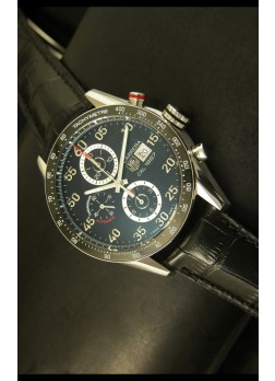 Tag Heuer Carrera Calibre 1887 Reloj Dial Negro - Réplica Escala 1:1
