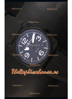 Bell & Ross BR03-92 Reloj Replica Suizo, Dial Negro
