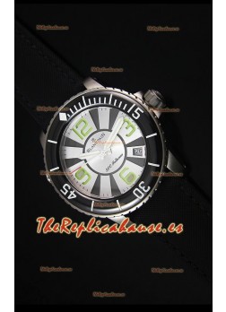 Blancpain 500 Fathoms Reloj Replica Suizo con Dial en Blanco - Edición Escala Espajo 1:1
