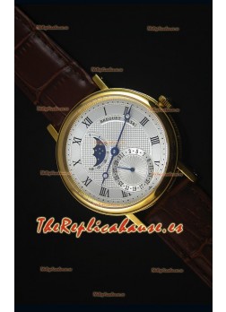 Breguet Classique Moonphase Reloj Replica Suizo de Oro Amarillo
