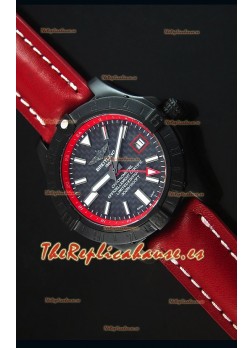 Breitling Chronometre GMT Dial de Carbón Reloj Replica Suizo caja con Revestimienvo en PVD