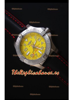 Breitling Avenger II Seawolf Correa de Piel Negra 45MM - Reloj Replica a escala 1:1