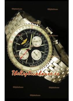 Breitling Navitimer 01 Reloj replica Suizo a Escala 1:1 Actualizado a 2017, Dial Negro