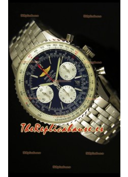 Breitling Navitimer 01 Reloj replica Suizo a Escala 1:1 Actualizado a 2017, Dial Azul