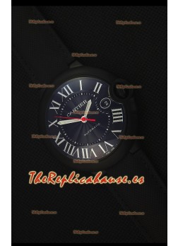 Cartier Ballon Bleu 42MM Reloj Replica Suizo con revestimiento DLC