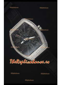 Franck Muller Vanguard Reloj Replica Suizo, Caja en Acero Inoxidable