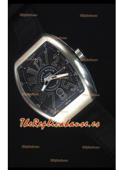 Franck Muller Vanguard Reloj Replica Suizo, Caja en Acero Inoxidable