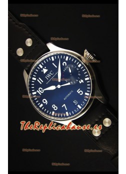 IWC Big Pilot IW500901 - Indicador de Energía Funcional, Correa Marrón, Dial Negro 1:1 Mirror Watch