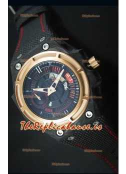Linde Werdelin Spidolite II Reloj Replica Suizo Caja en Carbón Forjado